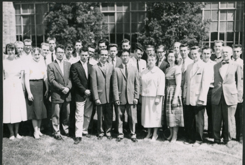 Group photograph of high school honor society (ddr-densho-523-307)