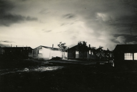 Barracks at night (ddr-densho-159-34)