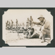 Men practicing shooting (ddr-densho-545-31)