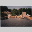 Pool house with landscaping (ddr-densho-377-2635)