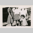 Girls with baby and toddler (ddr-densho-329-1341)
