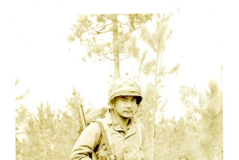 Soldier carrying gear (ddr-densho-22-194)