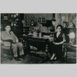 Dr. and Mrs. Haruaki Kurata in their living room (ddr-densho-353-173)