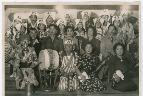 Group photo for performance (ddr-densho-545-7)