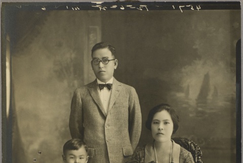 Portrait of Shoichi Asami and family (ddr-njpa-5-269)