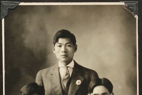 Nikkei men wearing suits (ddr-densho-259-407)