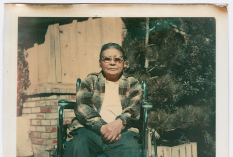 Woman in wheelchair (ddr-densho-501-17)