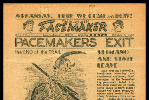 Pacemakers exit, vol. [?], no. [?] (October 8, 1942) (ddr-csujad-55-1277)