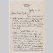 Letter from J. Elmer Baker to Agnes Rockrise (ddr-densho-335-396)