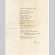 Poem and clipping sent from Wilsho (Ruth Wilson) to Kaneji Domoto (ddr-densho-329-1060)