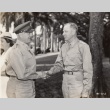 Walter C. Short shaking hands with another military leader (ddr-njpa-1-1912)