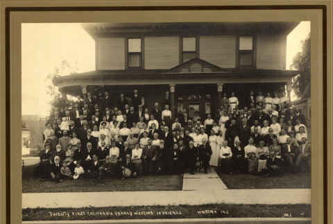 Twenty-first California yearly meeting of Friends, 1915 (ddr-csujad-57-38)