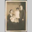 Portrait of family, parents and two children (ddr-densho-483-1105)