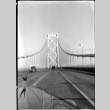 View from car crossing Golden Gate Bridge (ddr-densho-426-1766)