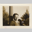 Man standing by column (ddr-densho-426-1773)
