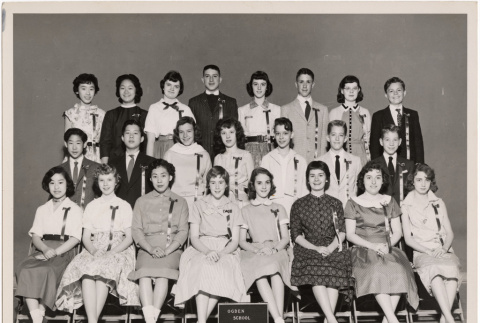 Class picture of Ogden School Graduates (ddr-densho-409-7)
