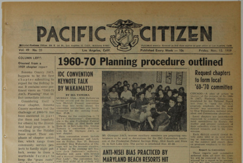 Pacific Citizen, Vol. 49, No. 20 (November 13, 1959) (ddr-pc-31-46)