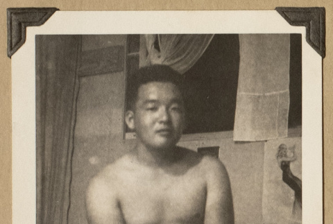 Shirtless man (ddr-densho-542-510)