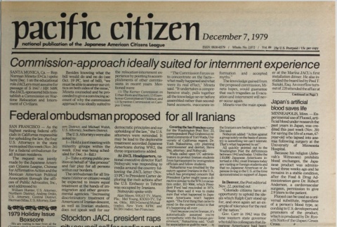 Pacific Citizen, Vol. 89, No. 2072 (December 7, 1979) (ddr-pc-51-48)