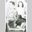 Illustration of soldier and woman (ddr-densho-1007-811)