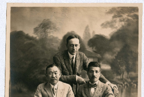 Portrait of Three Men (ddr-densho-335-137)