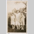 Group of girls holding rackets (ddr-densho-313-36)