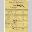 Receipt from Geary Street Auction House (ddr-densho-422-441)