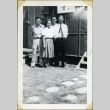 The Nagatomi family in front of barracks (ddr-manz-4-147)