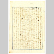 Letter from Fusako Sasaki to Mr. S. Okine, June 15, 1948 [in Japanese] (ddr-csujad-5-293)