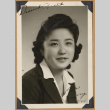 Portrait of Mary with a jacket (ddr-densho-542-277)