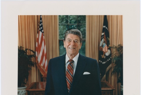 Signed photograph from Ronald Reagan (ddr-densho-345-24)