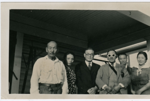 Japanese Americans on porch (ddr-densho-26-200)