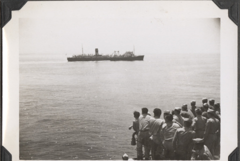 Men watching another ship (ddr-densho-466-164)