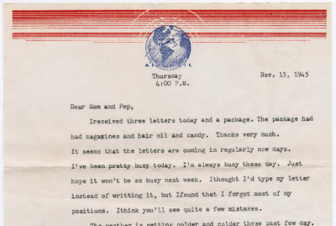 Letter from Tadashi Ishida to Mr. & Mrs. Y Ishida (ddr-densho-535-291)