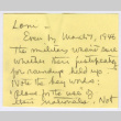 Memorandum for Major General Wiloughby (ddr-densho-1007-1852)