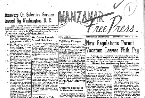 Manzanar Free Press Vol. 5 No. 45 (June 3, 1944) (ddr-densho-125-242)