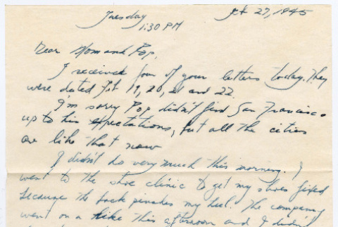 Letter from Tadashi Ishida to Mr. & Mrs. Y Ishida (ddr-densho-535-148)