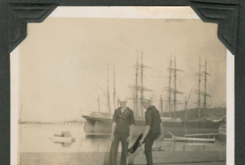 Photo of two sailors (ddr-densho-483-234)