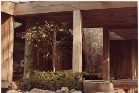 Door and rock (ddr-densho-377-1825)