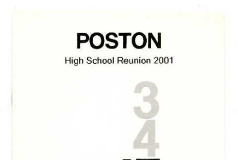 Poston High School reunion 2001, class 45 (ddr-csujad-35-22)