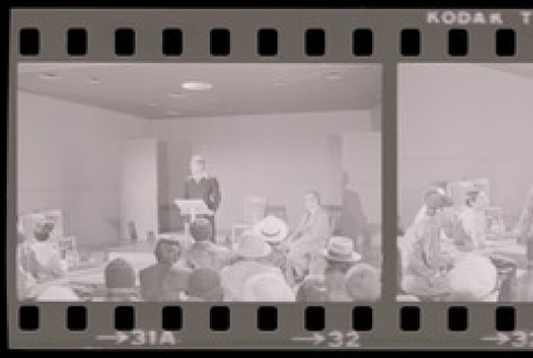 Negative film strip for Farewell to Manzanar scene stills (ddr-densho-317-81)