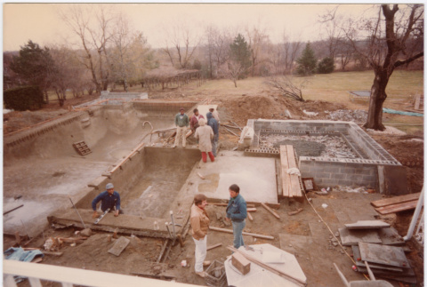 Pool under construction (ddr-densho-377-1763)