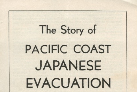 The Story of Pacific Coast Japanese Evacuation (ddr-densho-156-176)