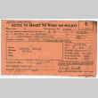 Notice to report to work for Kaneji Domoto (ddr-densho-329-982)