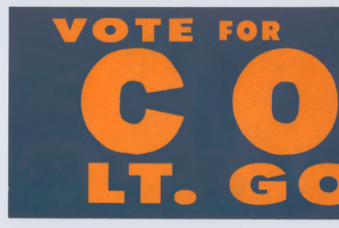 Vote for Coate sticker (ddr-densho-433-254)