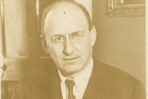Henry Morgenthau, Jr. seated at his desk (ddr-njpa-1-886)