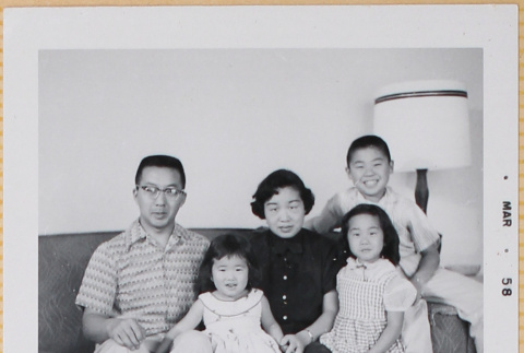 Hardy, Yoshiko, William, Susan and Leslie Shiomi (ddr-densho-522-466)