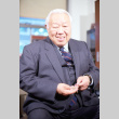Mazaru Ogawa with Phi Beta Kappa key (ddr-densho-1007-482)
