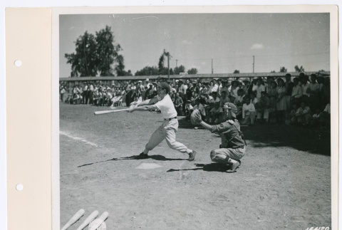 Baseball game at Portland Assembly Center (ddr-densho-1007-34)