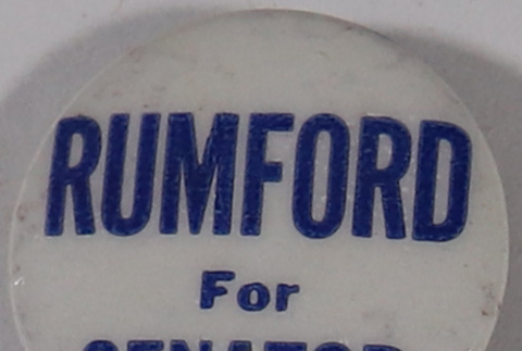 Rumford for Senator pin (ddr-densho-433-953)